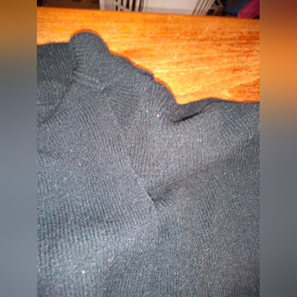Retro Penningtons Black Split Turtleneck Sweater, Size 4X, Y2K Style - Picture 6 of 12